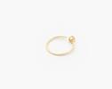 Adorn Natural Diamond Oneside Ring - 14ct Gold Vermeil - Thumbnail 4