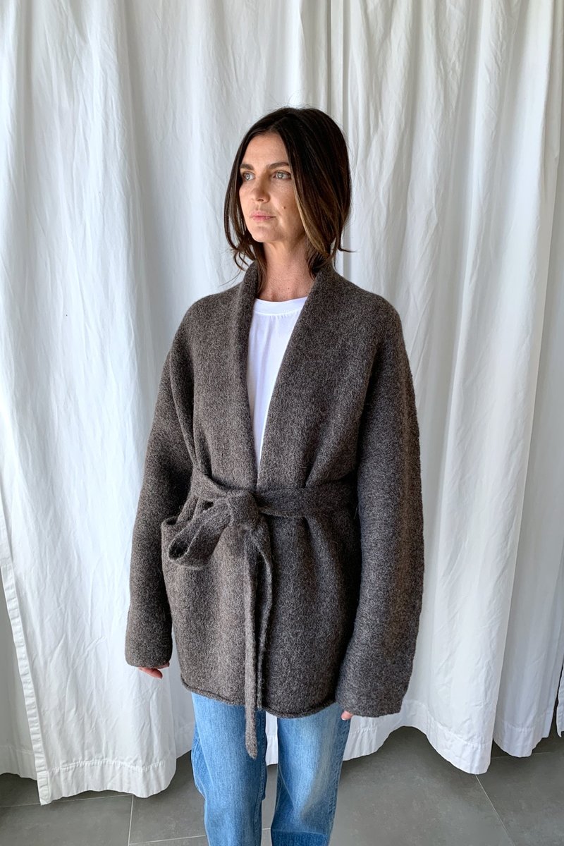 【新品】LAUREN MANOOGIAN OPEN CARDIGAN Beige Open Cardigan by Lauren Manoogian on Sale