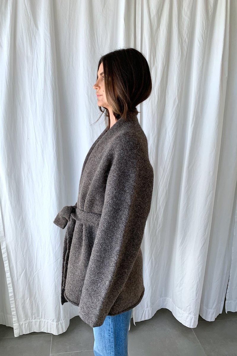 Lauren Manoogian Coto Cardigan - Blackened | Garmentory