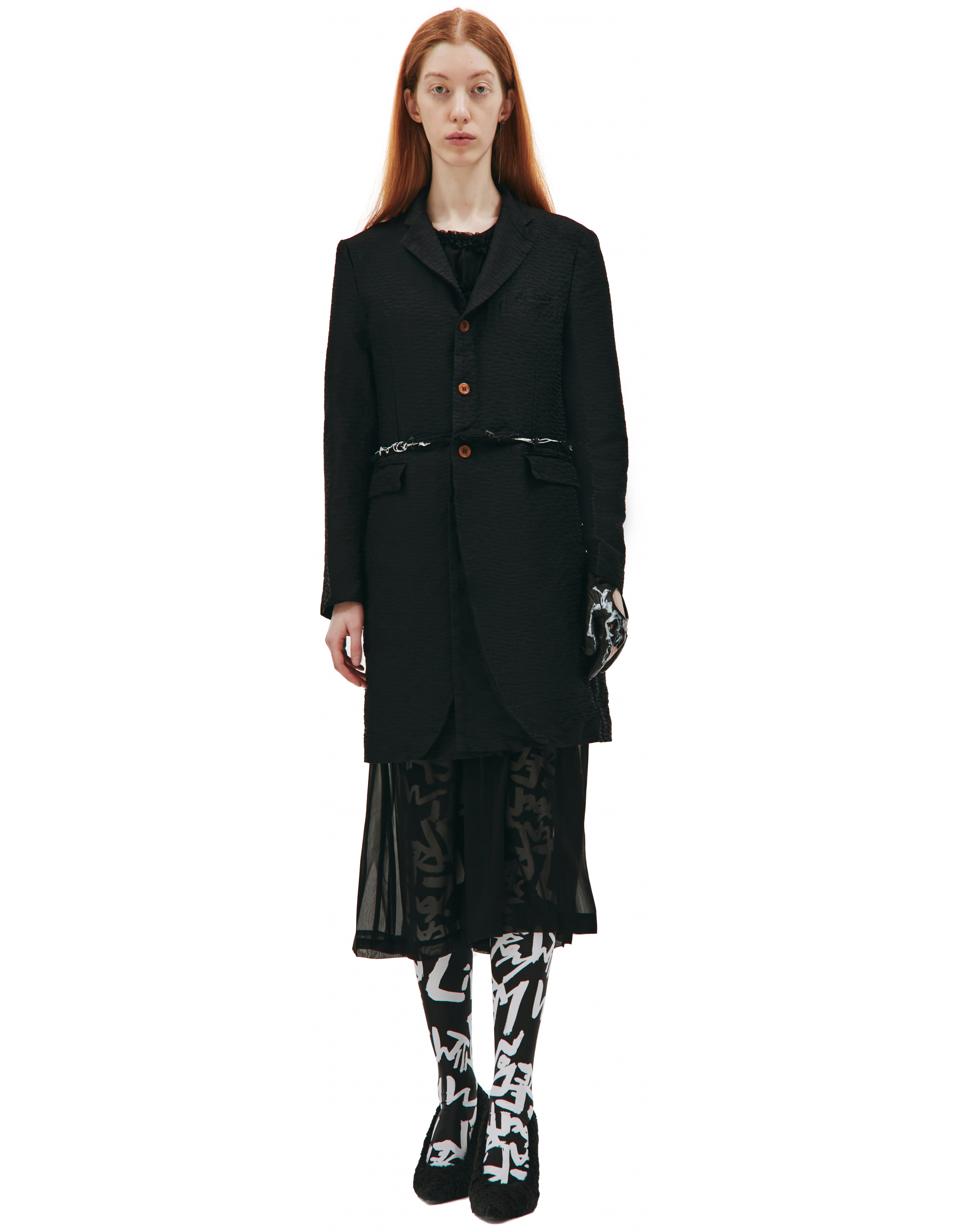 comme des garcons split jacket