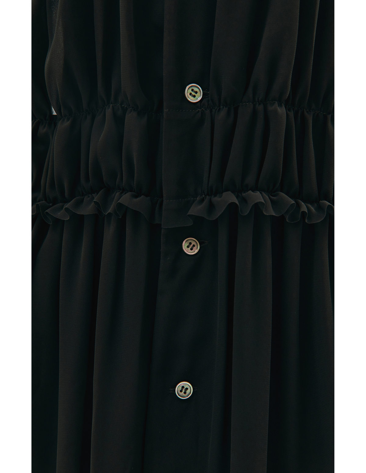 Comme des Garcons Belted Shirt Dress - Black | Garmentory