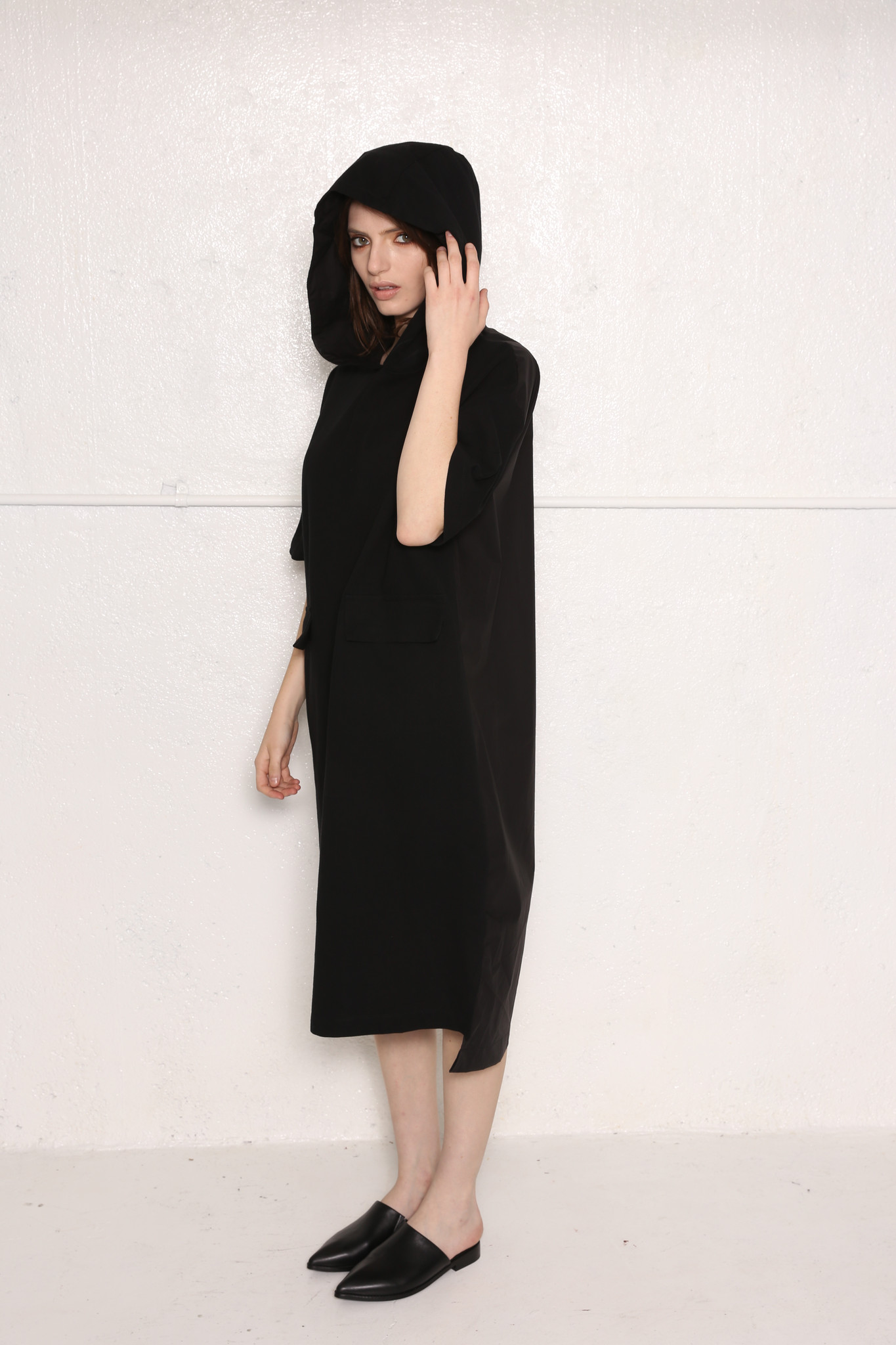 Blank Cameo intentionally blank cameo oversized hooded shirt dress Blank Cameo intentionally blank cameo oversized hooded shirt dress