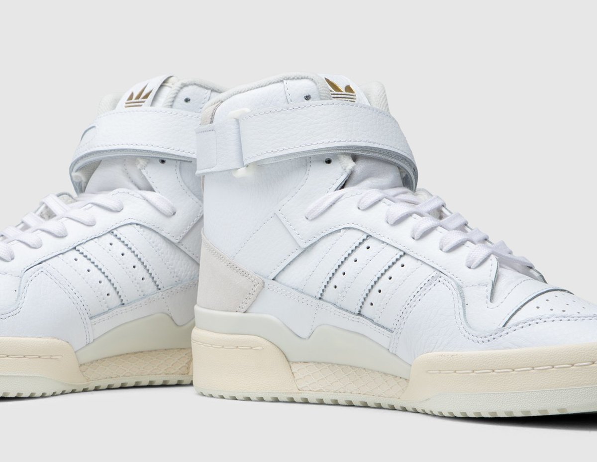 adidas originals forum 84 hi top sneakers in white