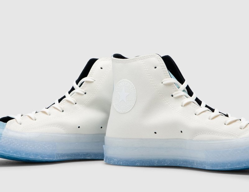 Converse Renew Chuck 70 Knit Hi Egret Black Forest Pine