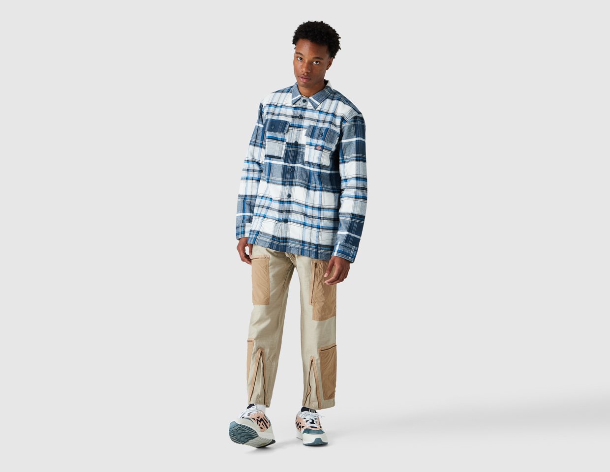 Dickies Pattern Lined Shirt Jacket 