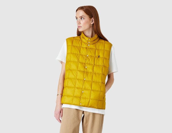 unisex Gramicci x Taion Inner Down Vest - yellow | Garmentory