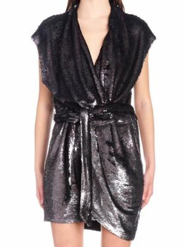 iro sequin dress IRO Navy Blue Miracle Sequin Dress Size 36 EU $615