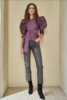 Hunter Bell Presley Top - Ikat Rouge - Thumbnail 4