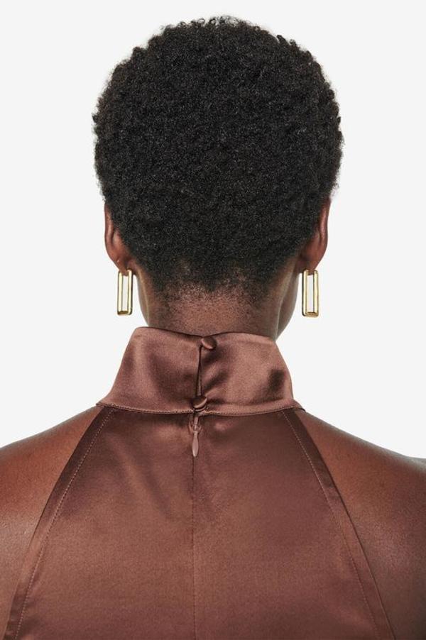 Anine Bing Sylvia Top - Brown | Garmentory