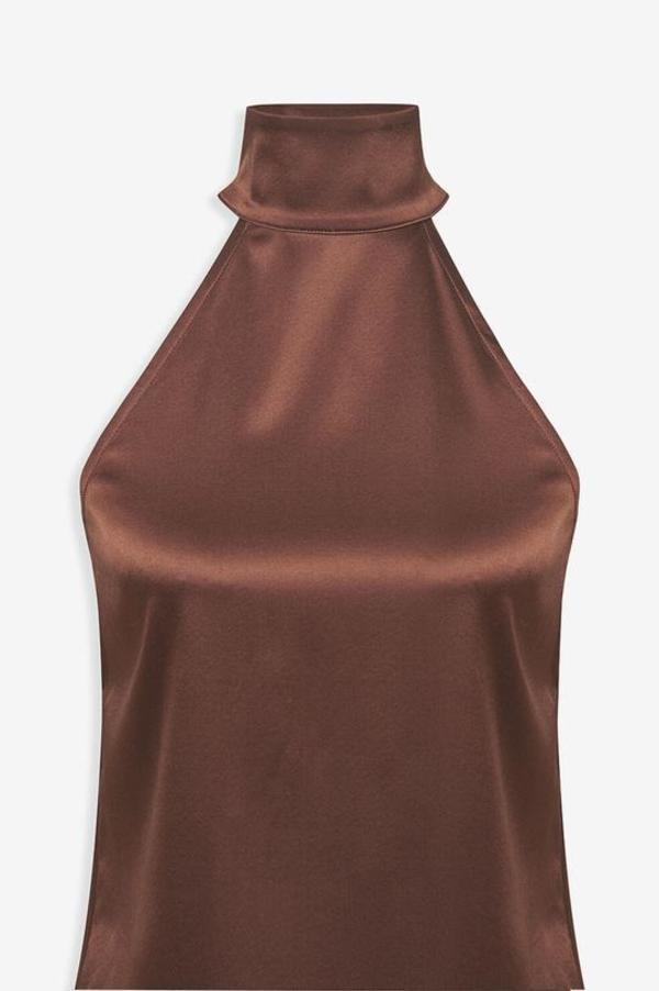 Anine Bing Sylvia Top - Brown | Garmentory
