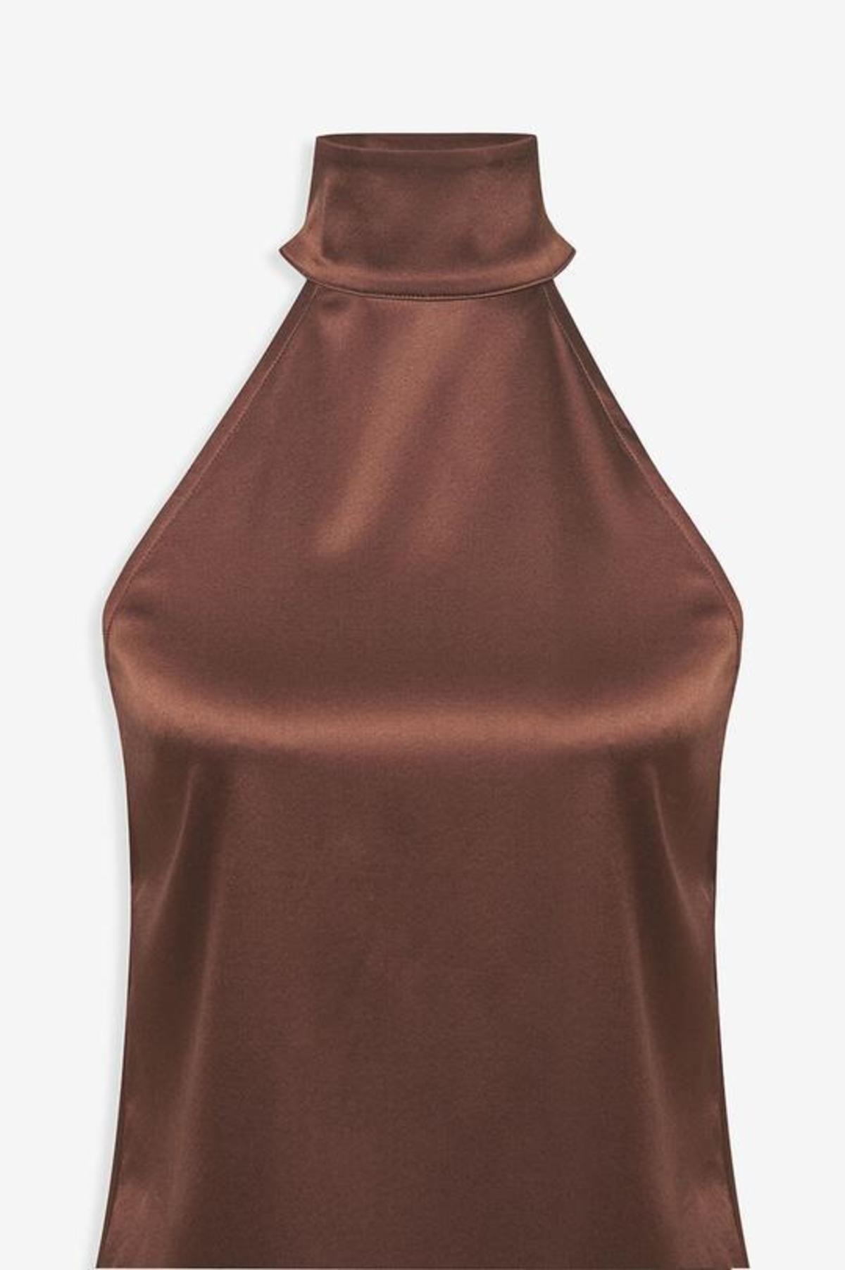 【美品⭐️】ANINE BING Sylvia Top ホルターネックトップ Anine Bing Sylvia Top - Brown | Garmentory