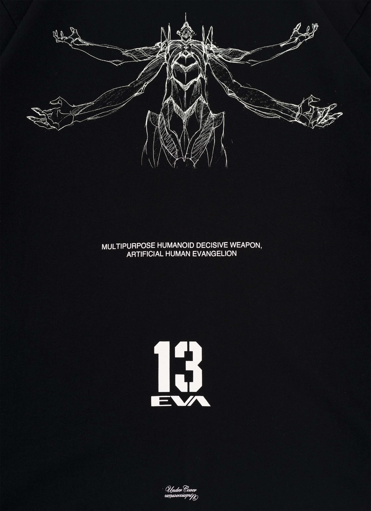 UNDERCOVER EVANGELION UNDERCOVER S/S T-SHIRT - Black | Garmentory