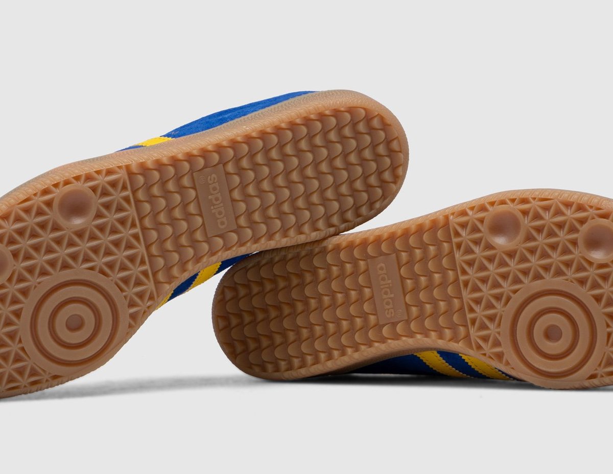 adidas gazelle silver green womens Adidas Stockholm City Series Blue Yellow US10.5 – Curated by Charbel main image 0