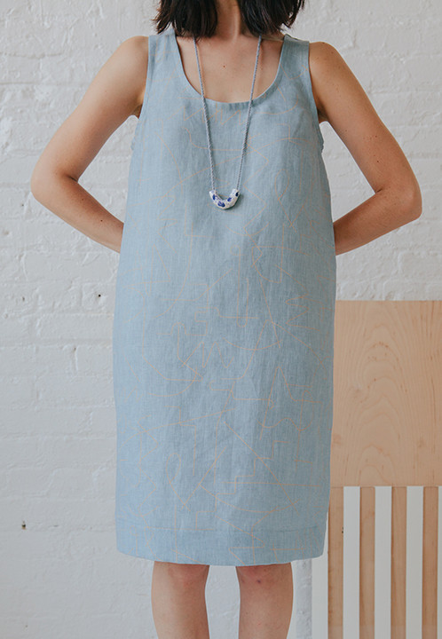 Dusen Dusen Notch Tank Dress Dusen Dusen Notch Tank Dress