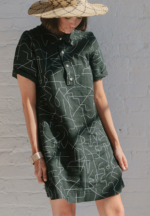 Dusen Dusen Short Collared Dress Dusen Dusen Short Collared Dress