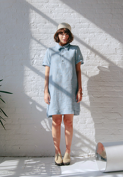 Dusen Dusen Short Collared Dress Dusen Dusen Short Collared Dress