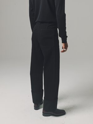 Lemaire Denim Sailor Pants - Black | Garmentory