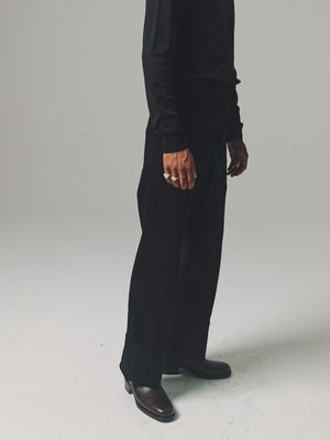Lemaire Denim Sailor Pants - Black | Garmentory
