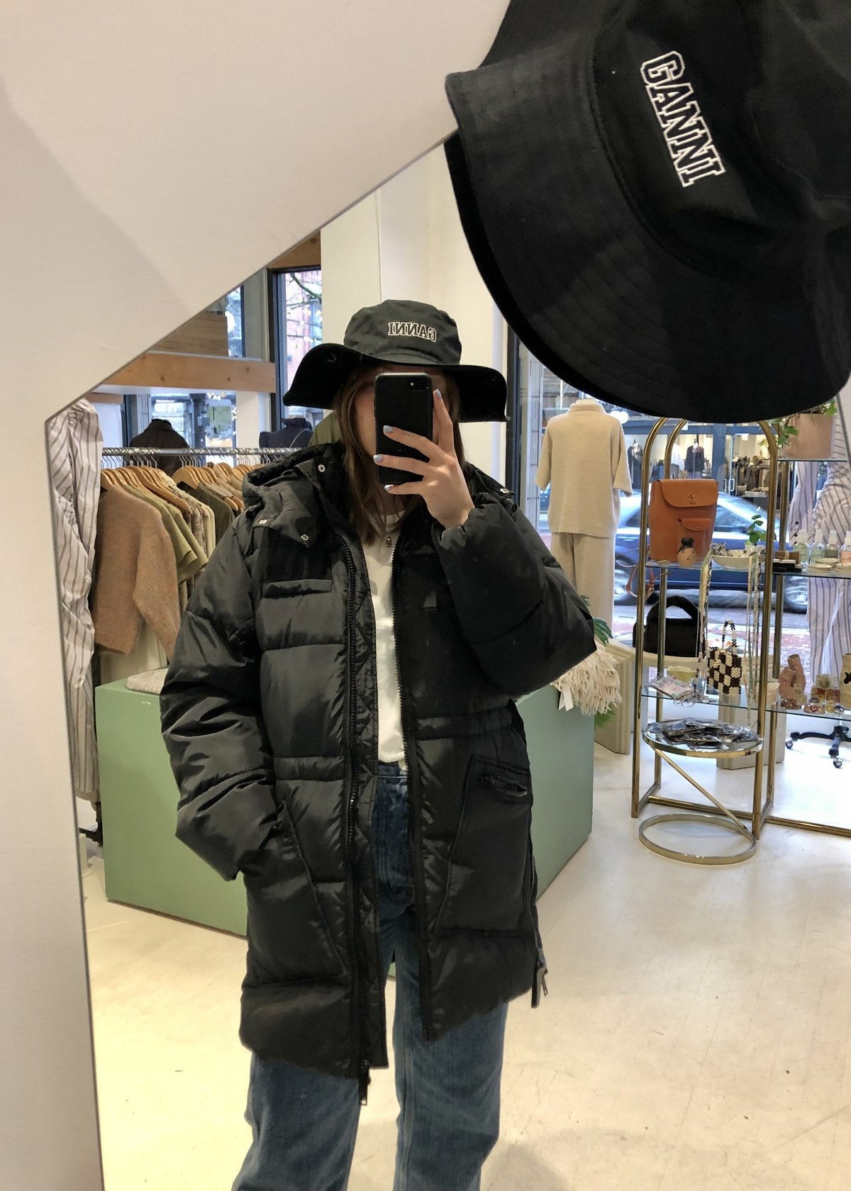 Ganni | Soft Tech Coat | Sky Captain | XXS/XS | Garmentory