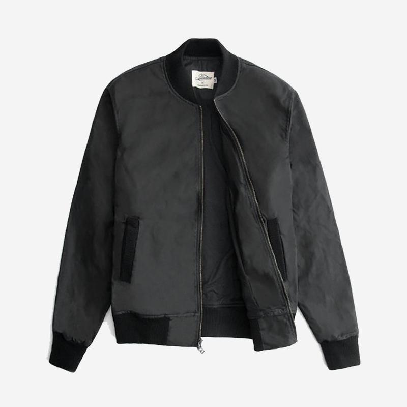 ジャケット・アウター GDC 3Years StadiumJacket 3Sixteen Stadium Jacket - Black Waxed Canvas | Garmentory