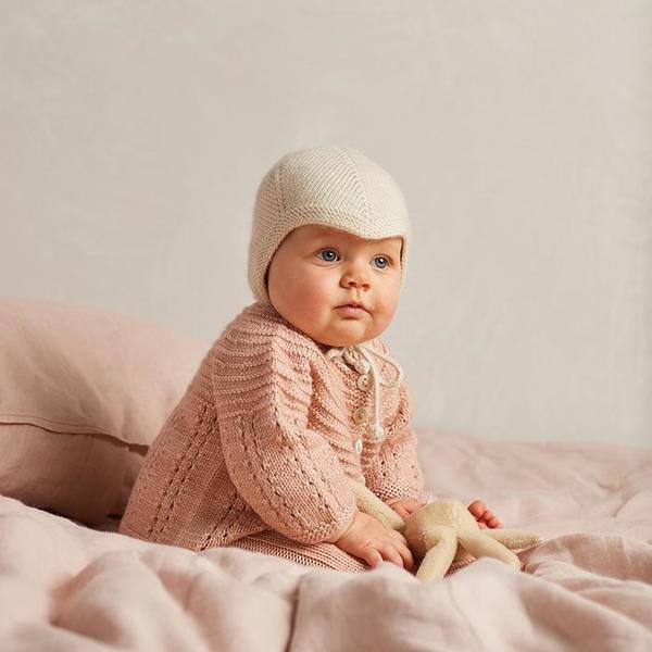 Misha&puff 2y スケポン　fadedrose Misha&puff 2y スケポン fadedrose □misha&puff□ペプラムニット