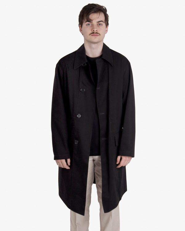 Lemaire Car Coat - Black | Garmentory