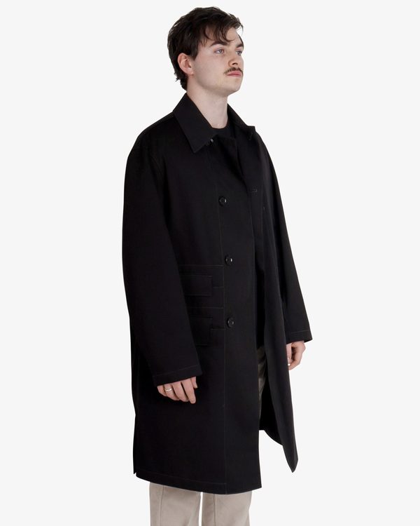 Lemaire Car Coat - Black | Garmentory