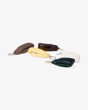 Lemaire Wadded Key Holder - Black | Garmentory