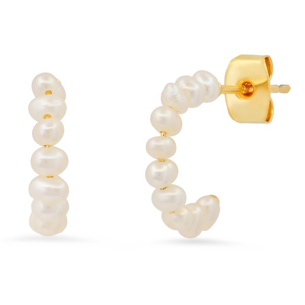 tai Mini Pearl Hoop Earrings - PEARL