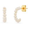 tai Mini Pearl Hoop Earrings - PEARL - Thumbnail 1