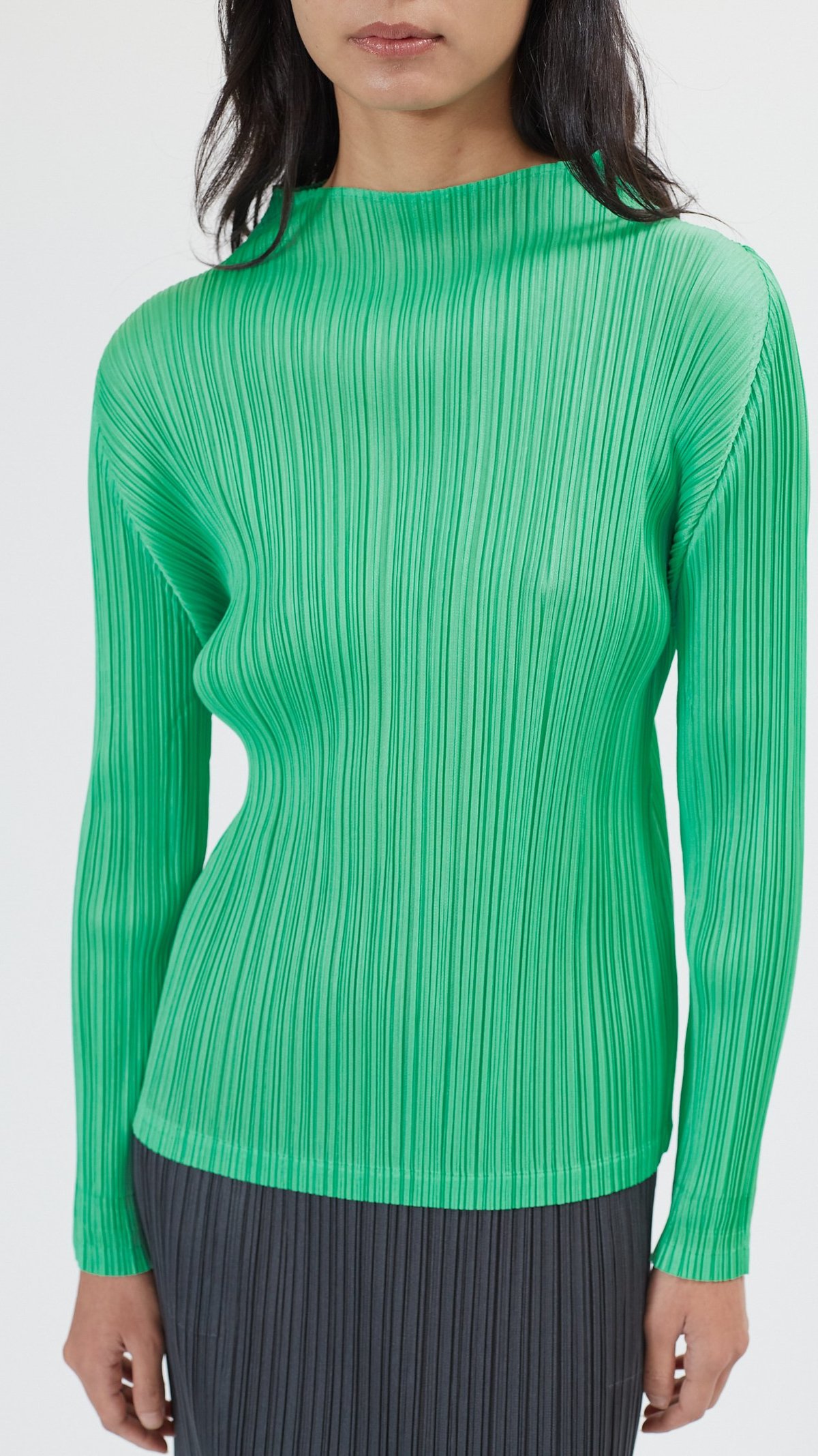 Issey Miyake Monthly Colors Top - Grass Green | Garmentory