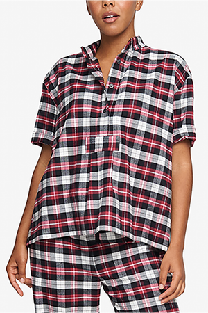 The Sleep Shirt Short Sleeve Cropped 