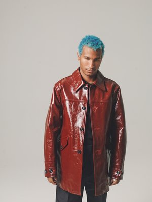 Our Legacy Cowhide Leather Buta Coat 