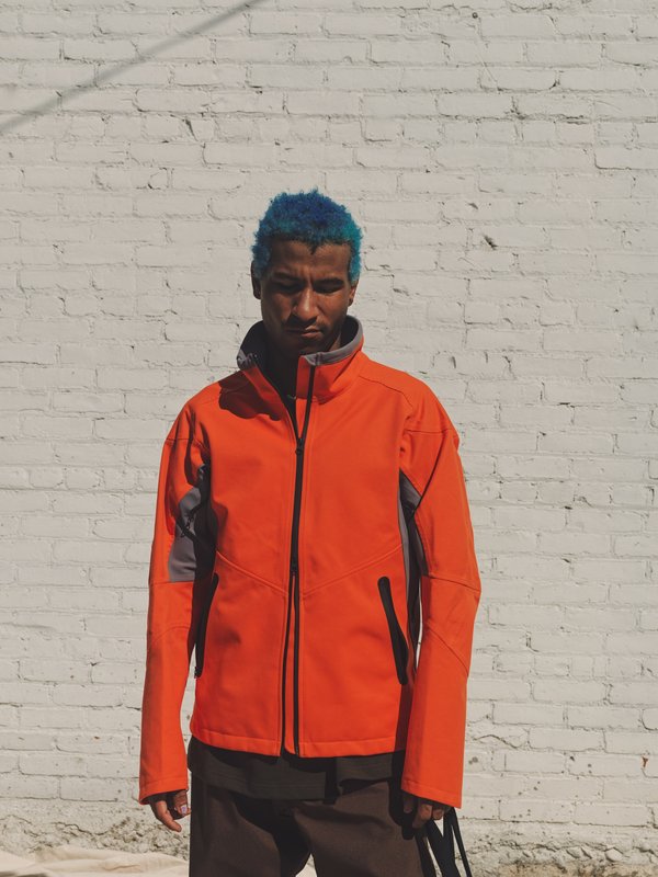 GR10K Goretex Windstopper Skelton Jacket - Rupicola Orange