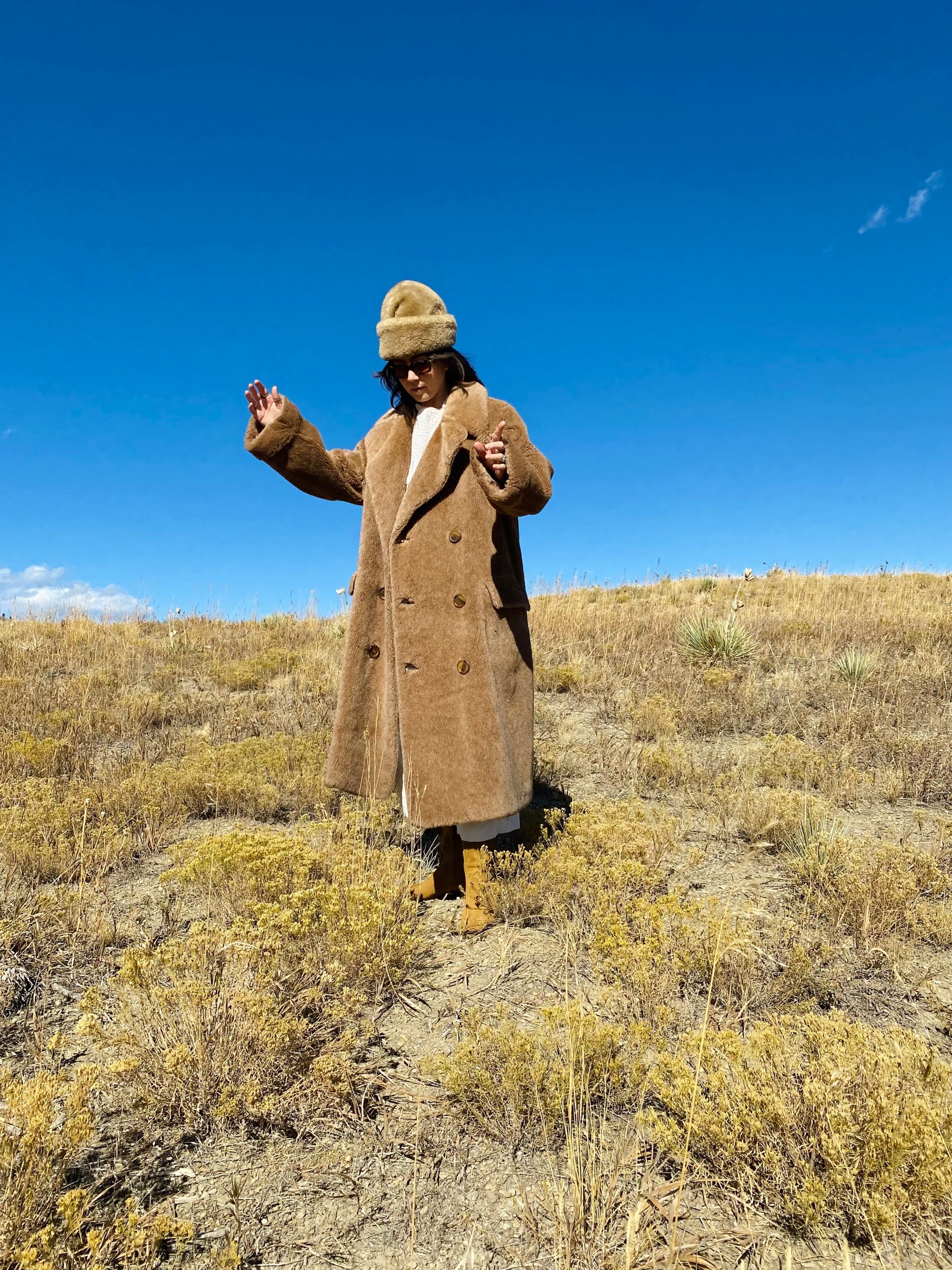 Vintage alpaca clearance coat