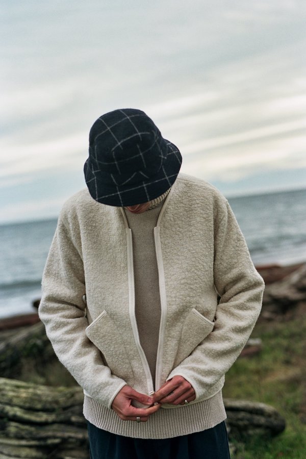 Zip Liner Jacket Ecru Tibet Fleece | Garmentory