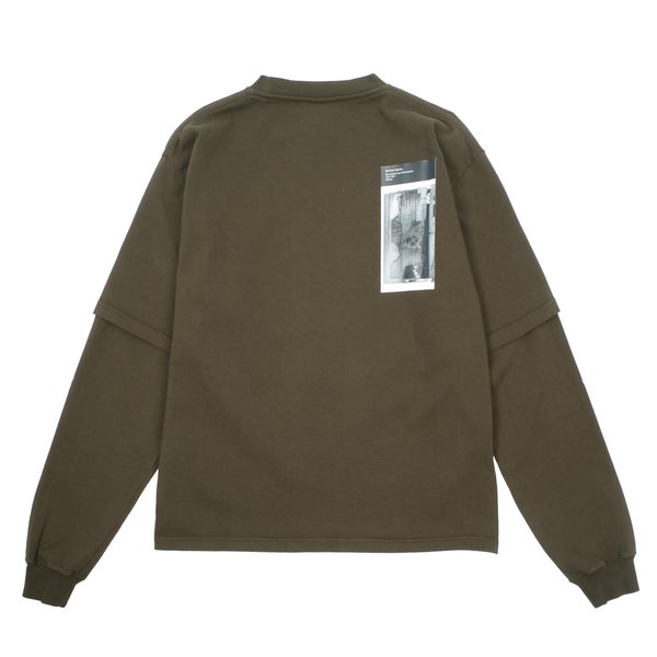 GR10K DAW CROSS DISCIPLINE DOUBLE UTILITY T-SHIRT - SOIL BROWN 本物格安 GroundY 19AW Back Logoshirt DressStyling その他