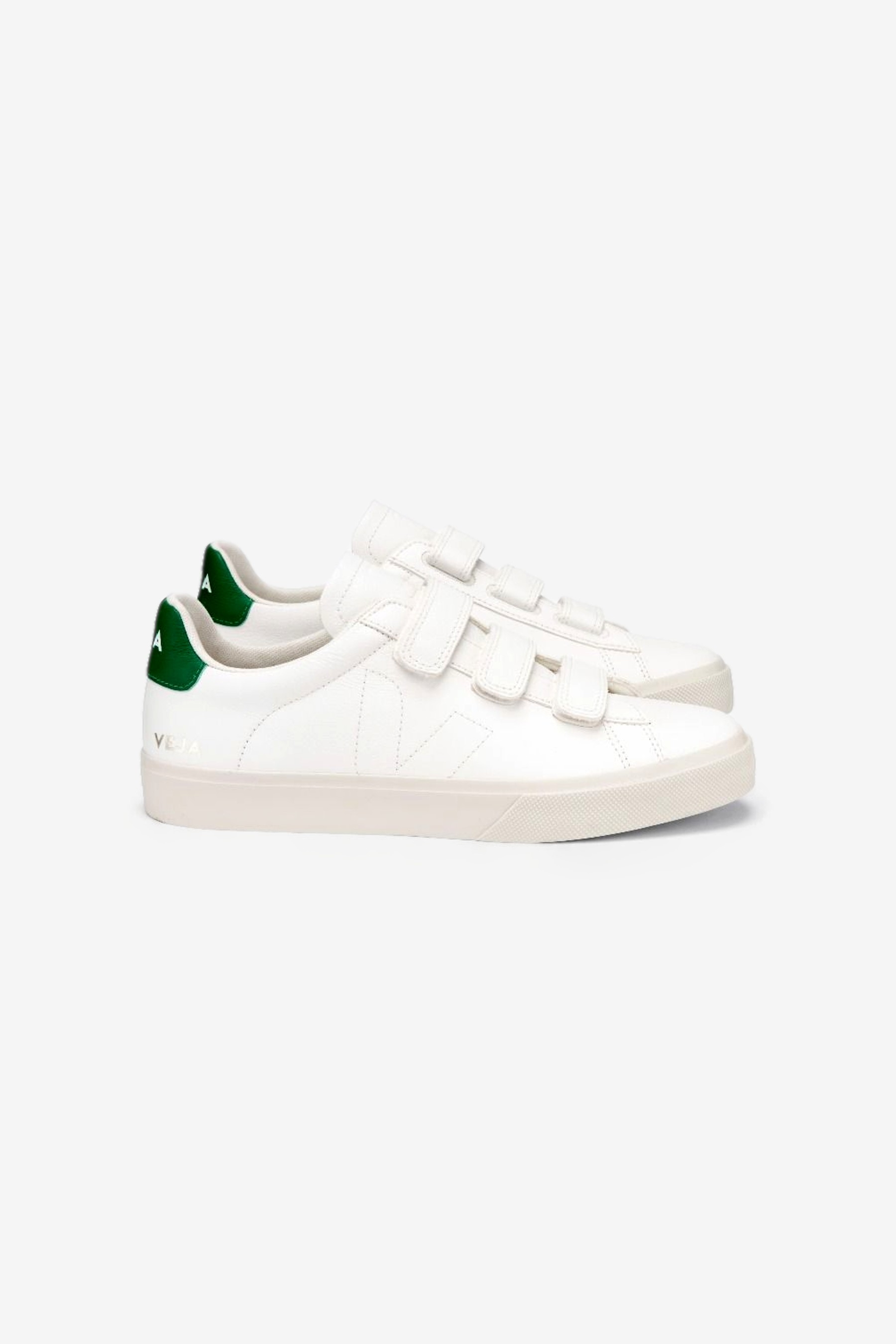 VEJA Recife Chromefree Sneakers - Extra White/Emeraude | Garmentory