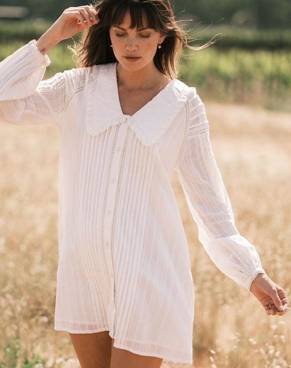 Cleobella VIOLA MINI DRESS - IVORY 