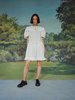 Naya Rea Oriel Dress with Detachable Collar - White - Thumbnail 1