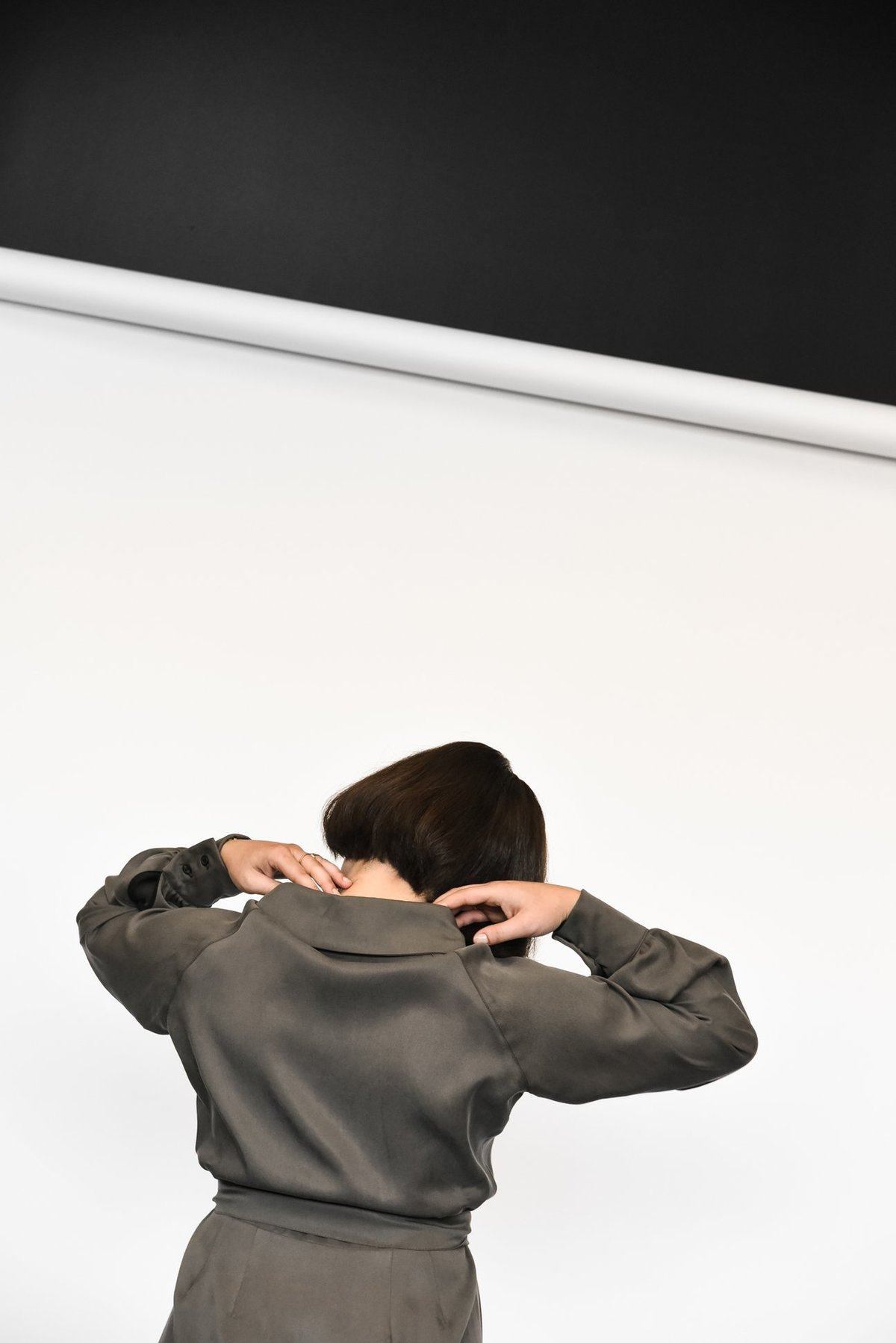 MAS MONTREAL FW21 JUNEAU DRESS - BOREAL FOREST  - Image 4 of 5