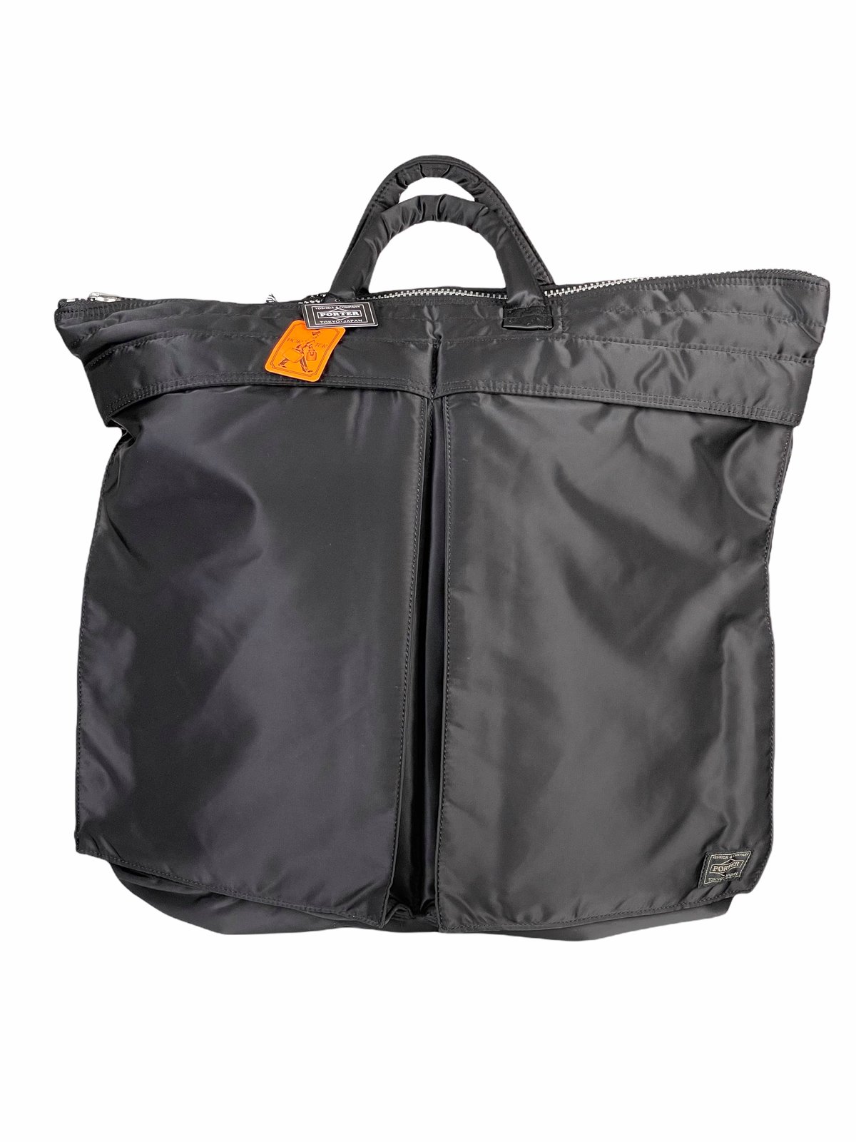 Porter TANKER 2WAY HELMET BAG - Green/Black | Garmentory