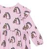 Kids Stella McCartney Jumpsuit With All Over - Baby Horses Print Pink - Thumbnail 2