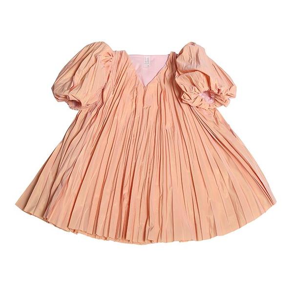 open lace back dress Tia Cibani Child Harriet Print Pleated Dress Multicolour