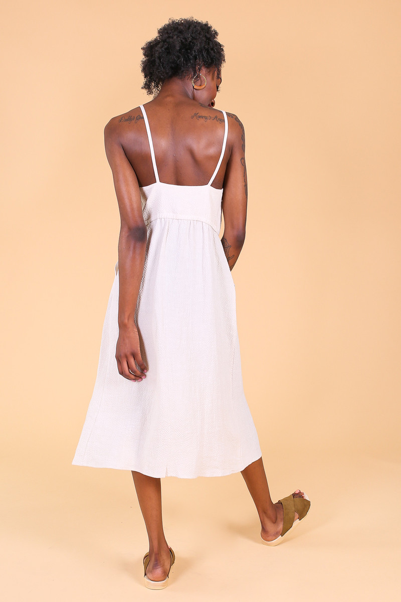First Rite Camisole dress in khaki