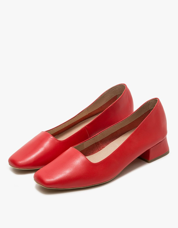 Intentionally Blank Leather Cola Pump