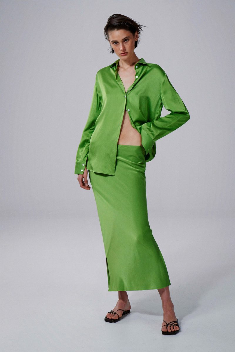 christopher esber shirt dress Button Up Bias Shirt Dress by Christopher Esber