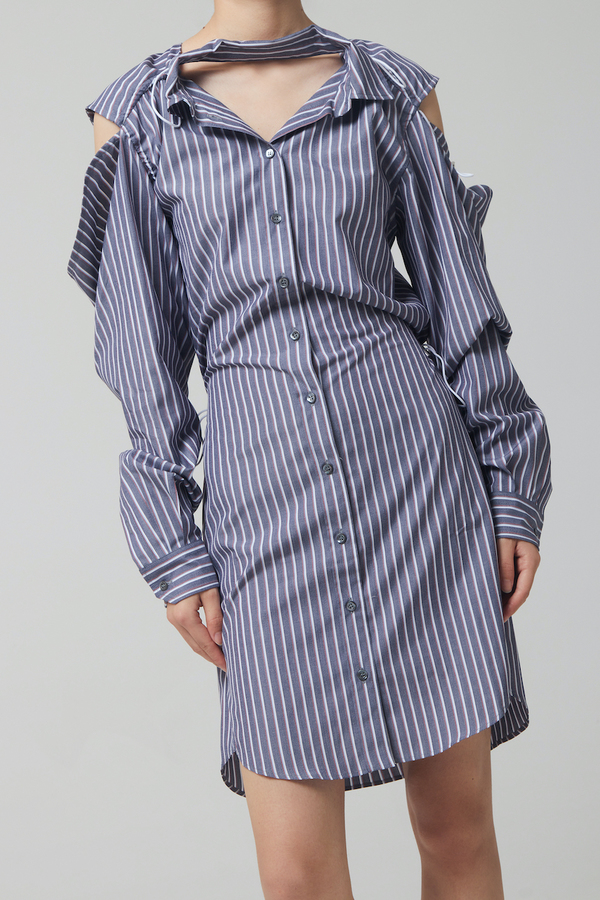 convertible shirt dress Convertible Buttonfront Shirt Dress Midi, Olive Green
