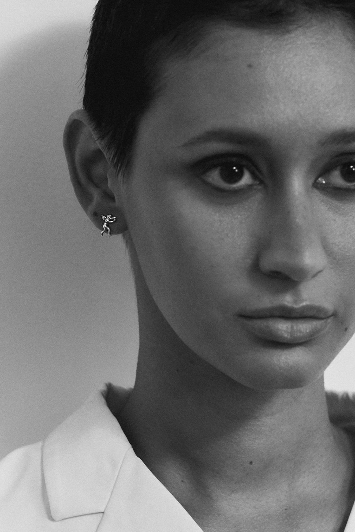 Mondo Mondo Eros and Psyche Stud - Silver - Image 2 of 3