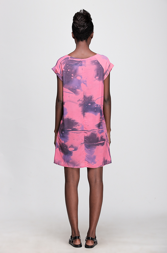 Osei-Duro Deni Raglan Dress in Lava Osei-Duro Deni Raglan Dress in Lava